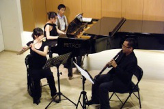 2010.06.26 Chamber Recital at 台北市音樂理想國 Flutist/ Pei-San Chiu Clarinetist/ Yu-Ting Wu Pianist/ Ya-Wen Wang