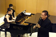 2010.06.26 Chamber Recital at 台北市音樂理想國 Flutist/ Pei-San Chiu Clarinetist/ Yu-Ting Wu Pianist/ Ya-Wen Wang